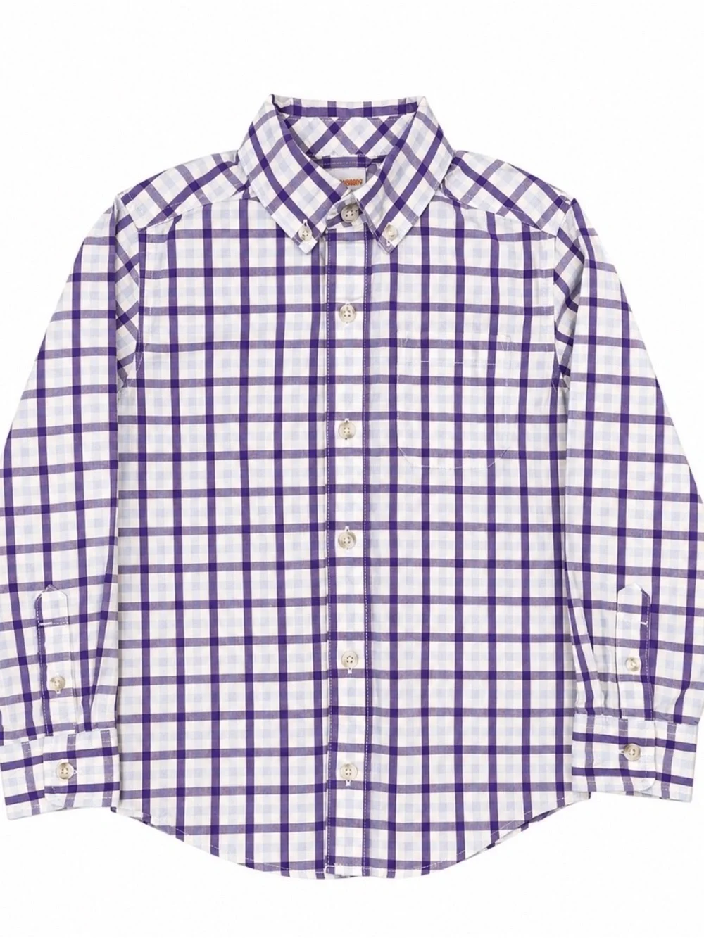Gymboree Boys NavyPlaid Button-Down Shirt Size 6